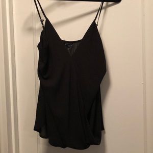 Drapey criss cross spaghetti strap top. Like new.